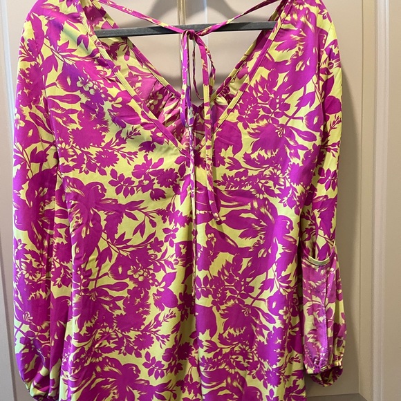 Cutout sleeve floral dress - Picture 2 of 4